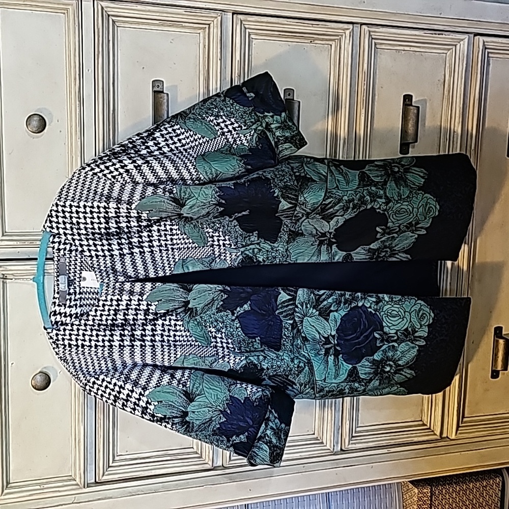 NWT Eva Franco Anthropologie Open Front Topcoat, size 8